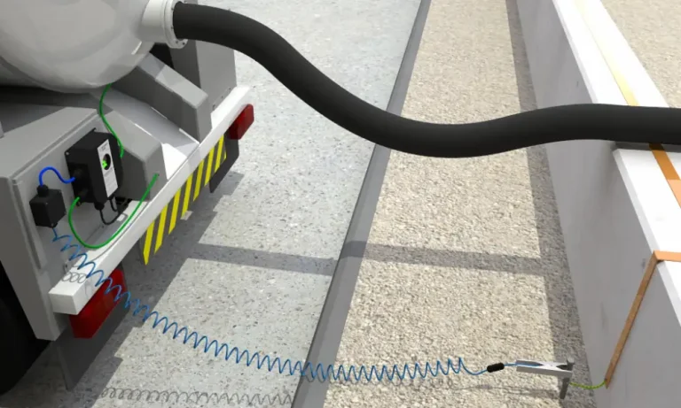 Permanenter Erdungsstab oder permanentes Erdungsnetz