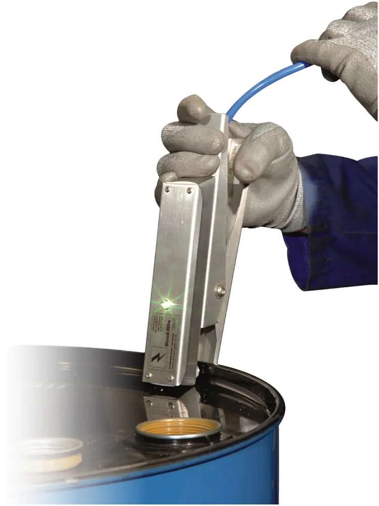 Selbstprüfende Klammern mit optischer Anzeige